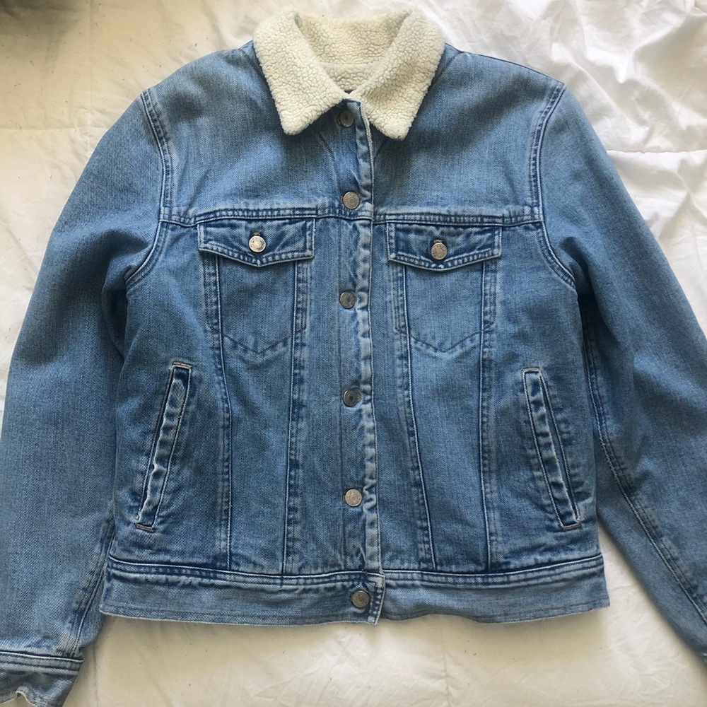 Sherling Lined denim jacket